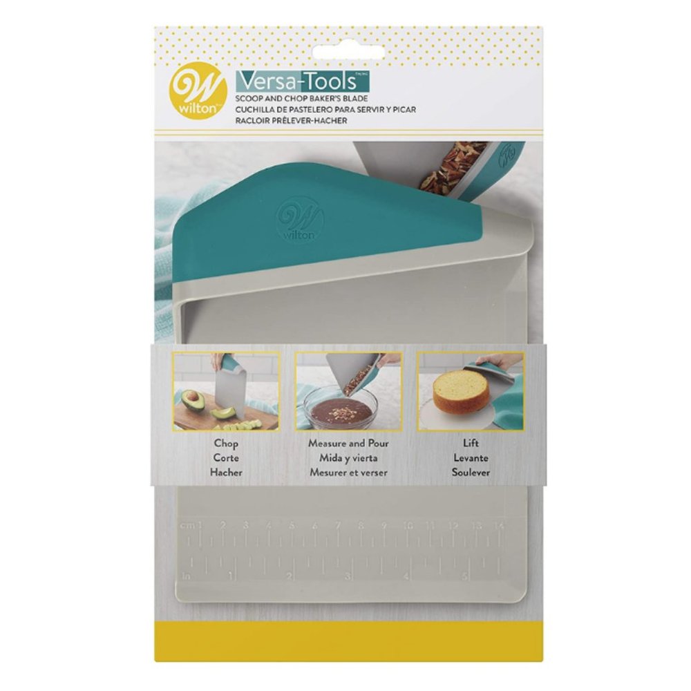 Wilton 2104-0-0012 Wilton Versa-Tools Scoop and Chop Baker's Blade, Teal